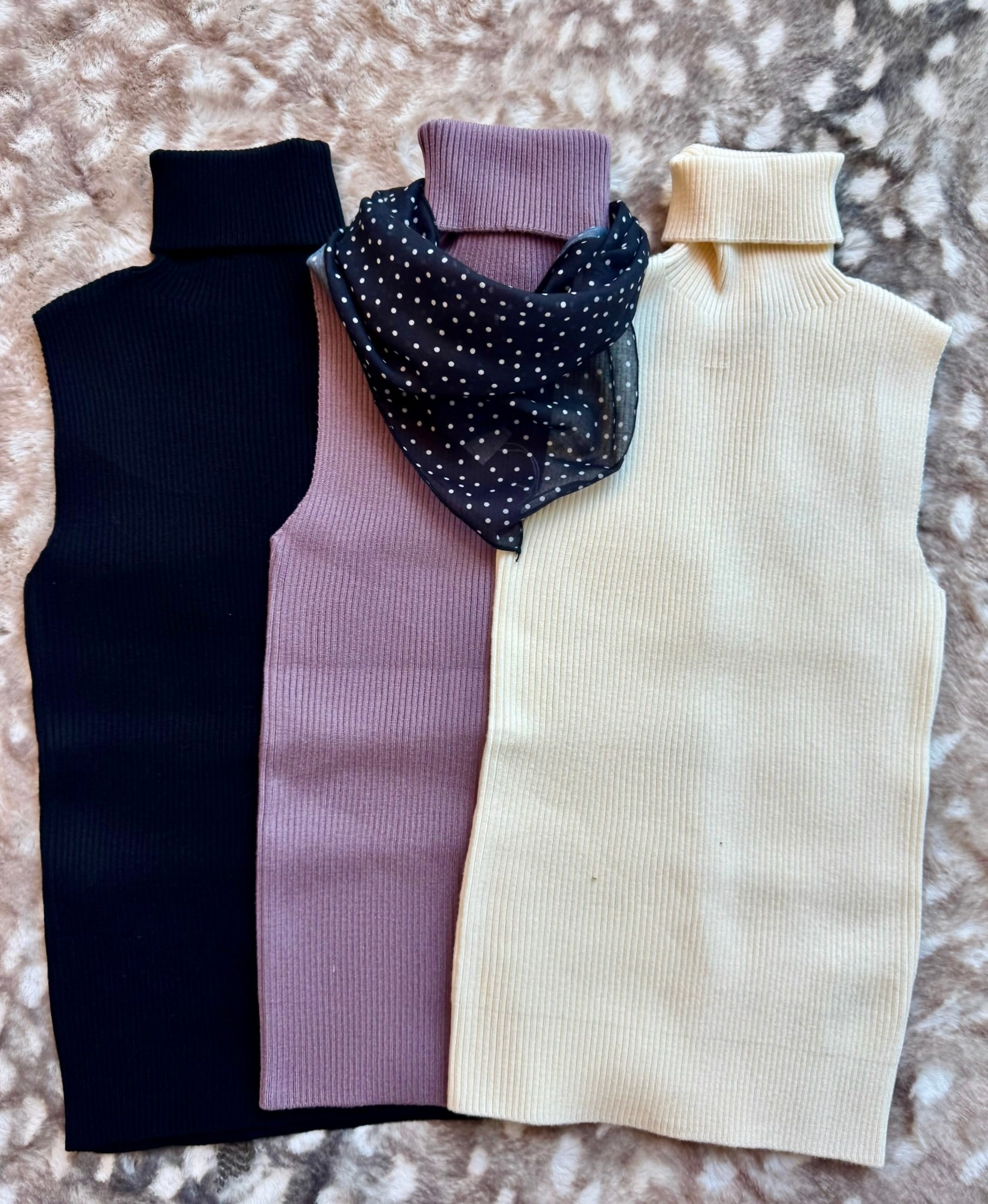 Dainty Polka Dot Print Bandana - Amor Lafayette