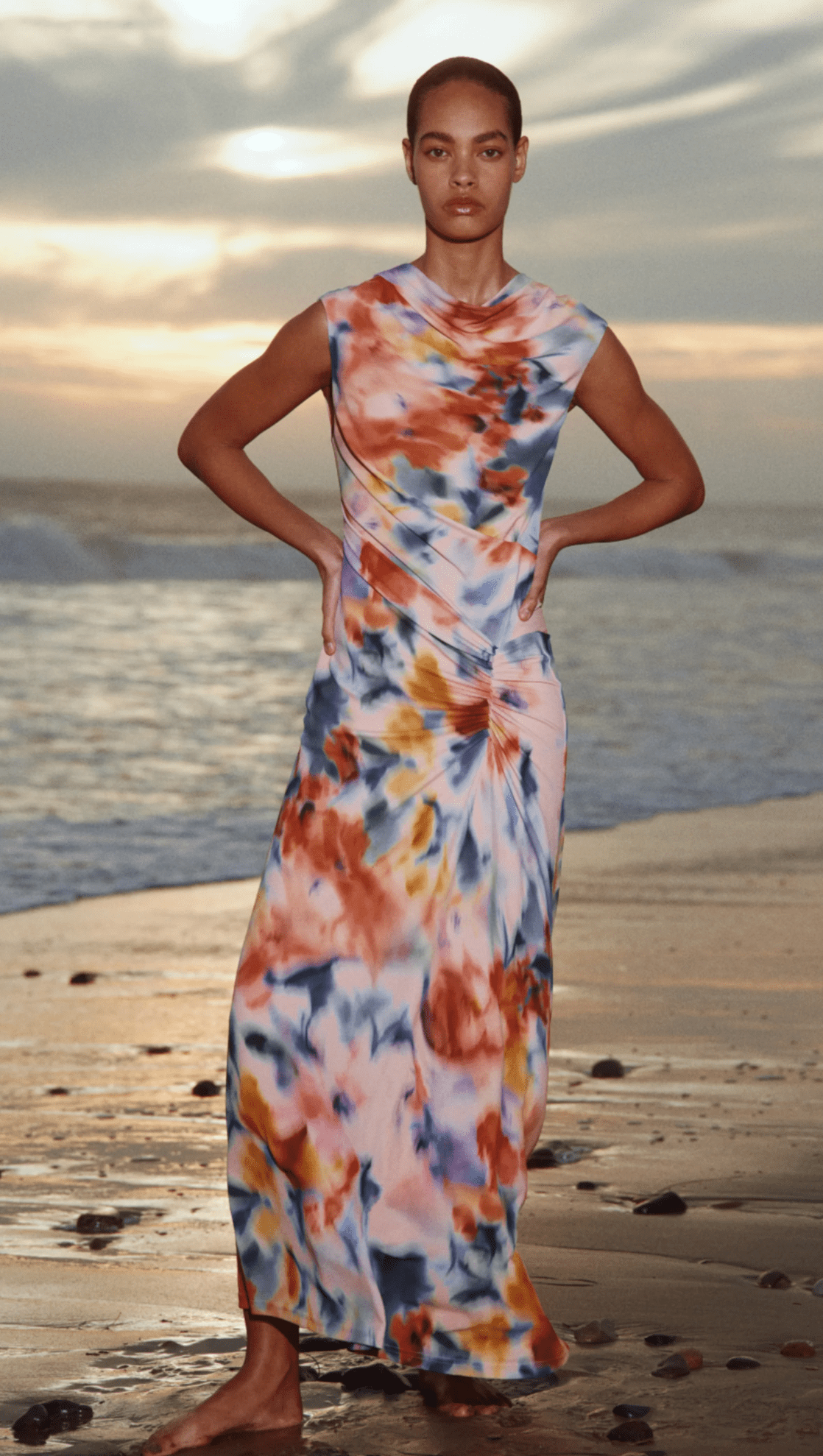 Daisy Multi Acacia Midi Dress - Amor Lafayette