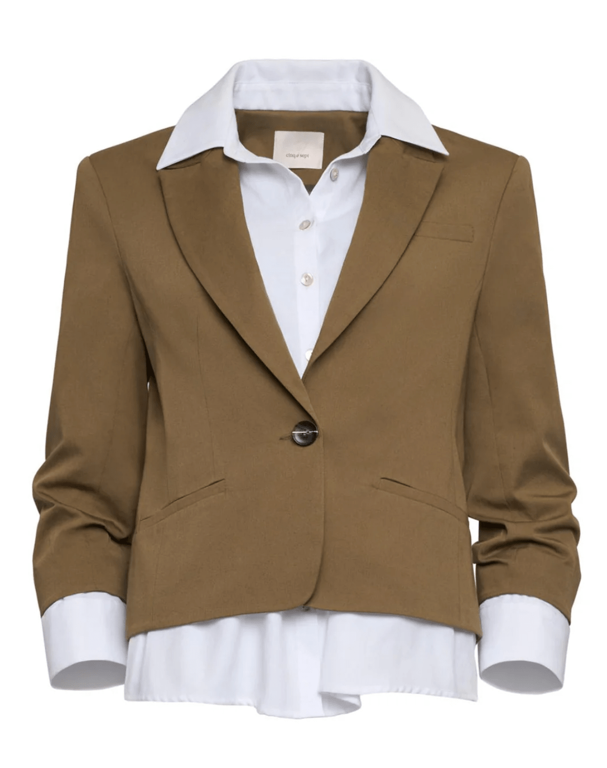 Dark Olive Peri Jacket - Amor Lafayette