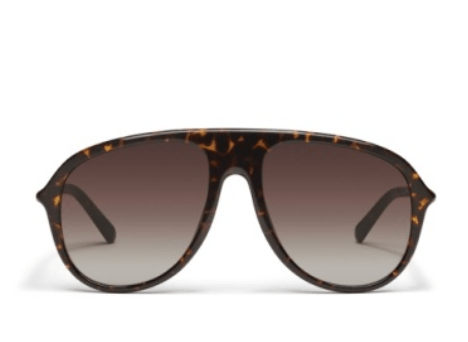 Dark Tortoise Chart Topper Sunglasses - Amor Lafayette