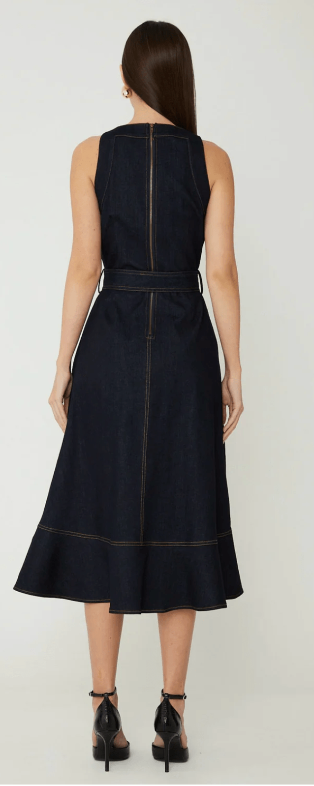 Dark Wash Rhea Dress - Amor Lafayette