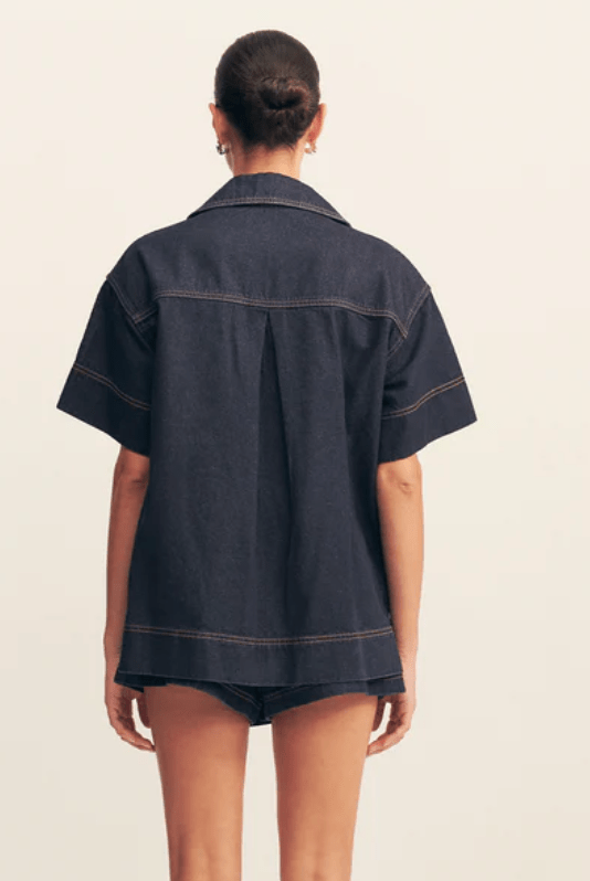 Deep Indigo Rita Pullover Top - Amor Lafayette