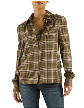Deep Olive Jeremy Top - Amor Lafayette