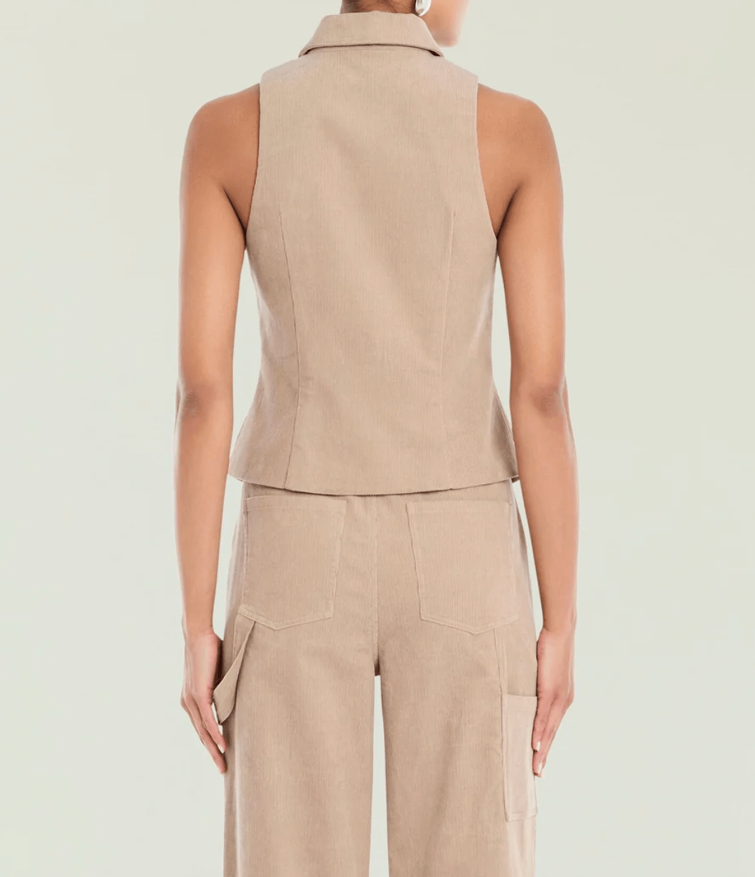 Desert Becky Corduroy Vest - Amor Lafayette