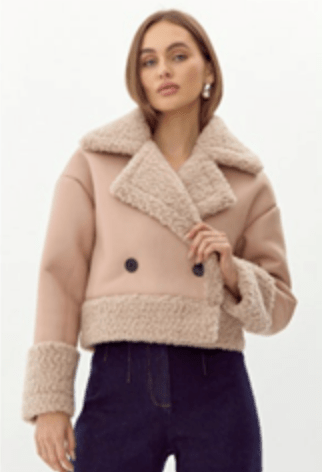 Devin Faux Shearling Leather Jacket - Amor Lafayette