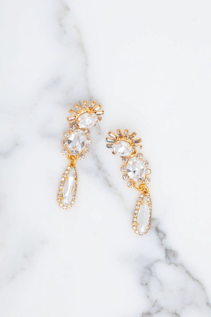 Crystal Diara Earrings