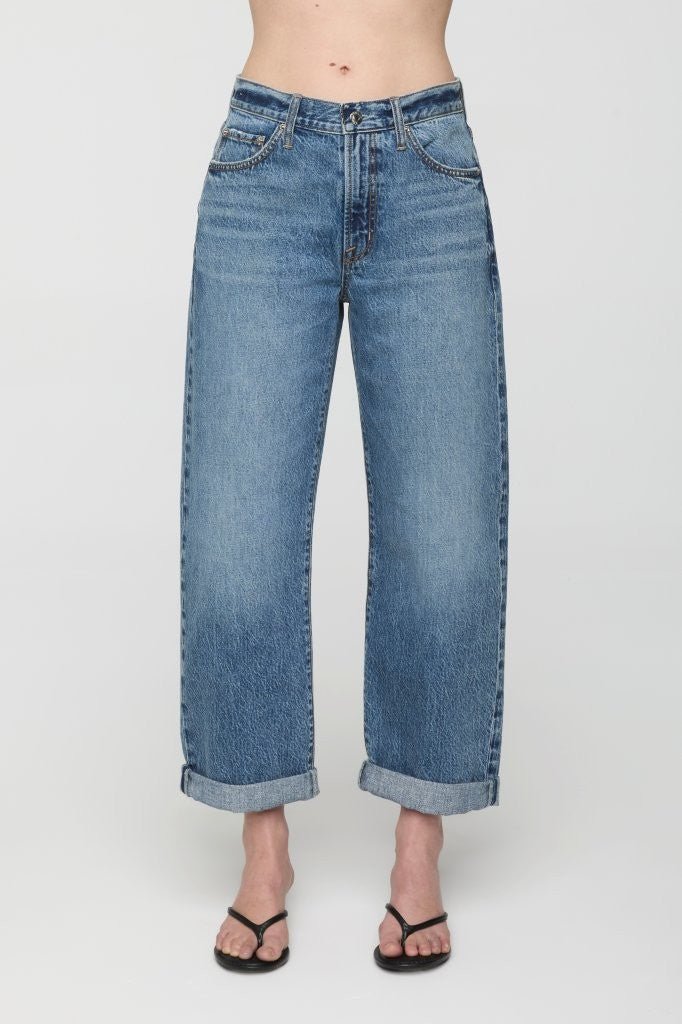 DONNY ROLLED HEM BOYFRIEND - Amor Lafayette