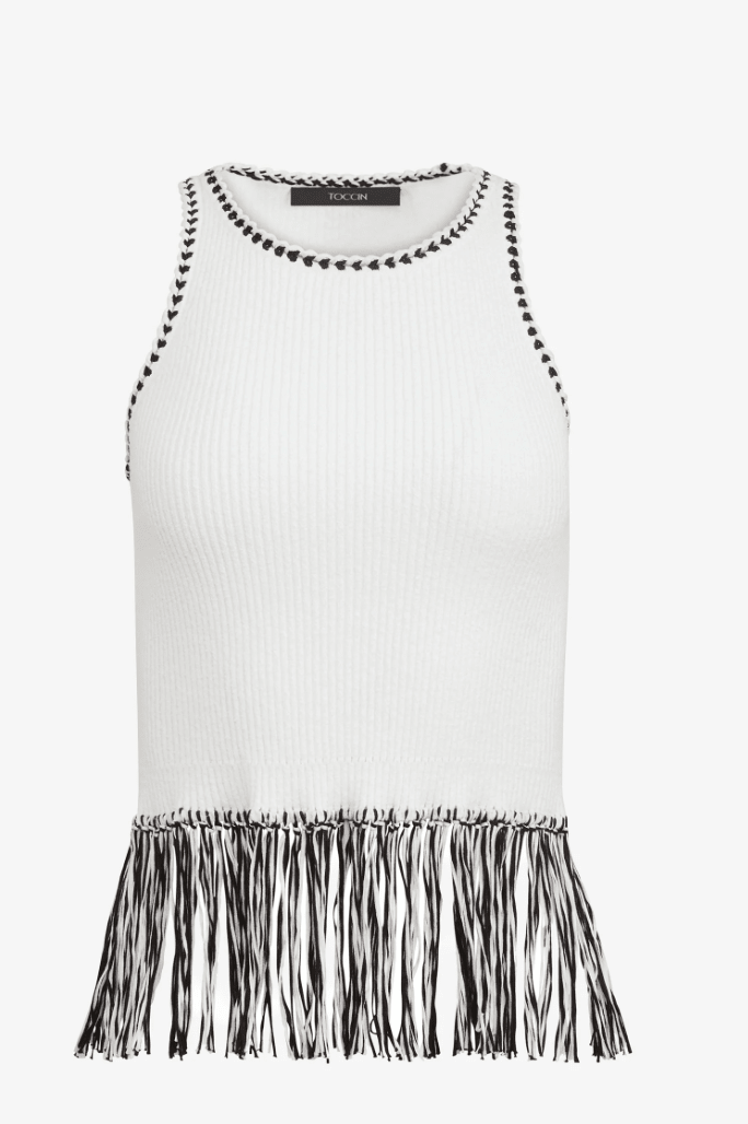 Dottie Fringe Racer Back - Amor Lafayette