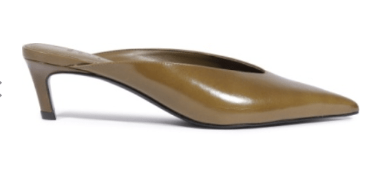 Dried Olive Loren Mid Heel - Amor Lafayette