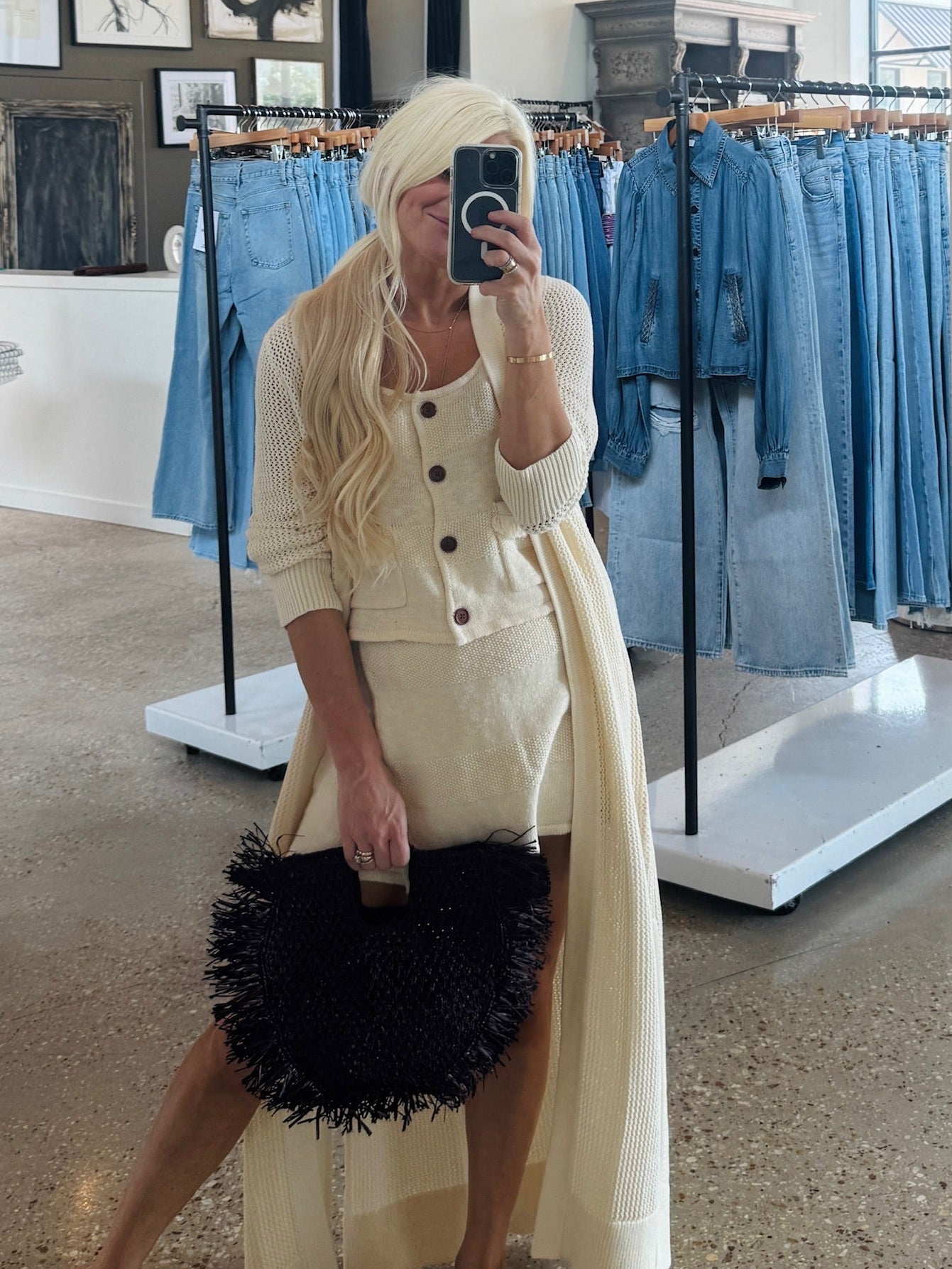 Driftwood Duster in Bianca Stripe - Amor Lafayette