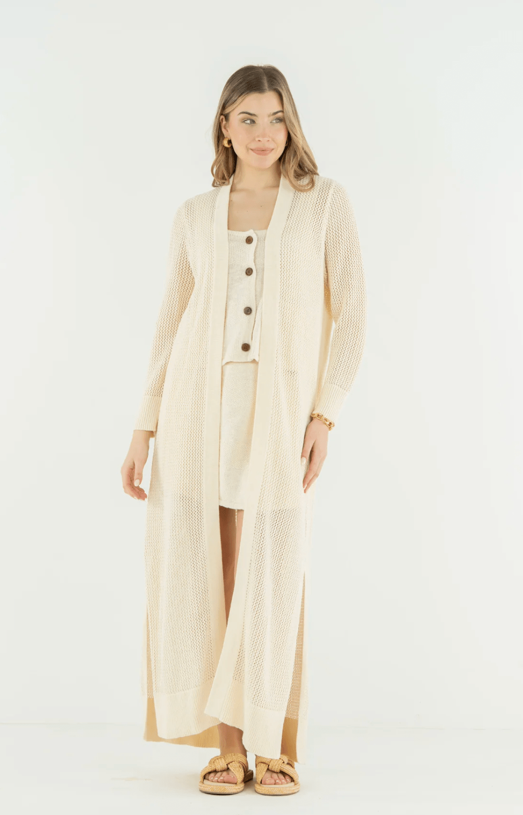 Driftwood Duster in Bianca Stripe - Amor Lafayette