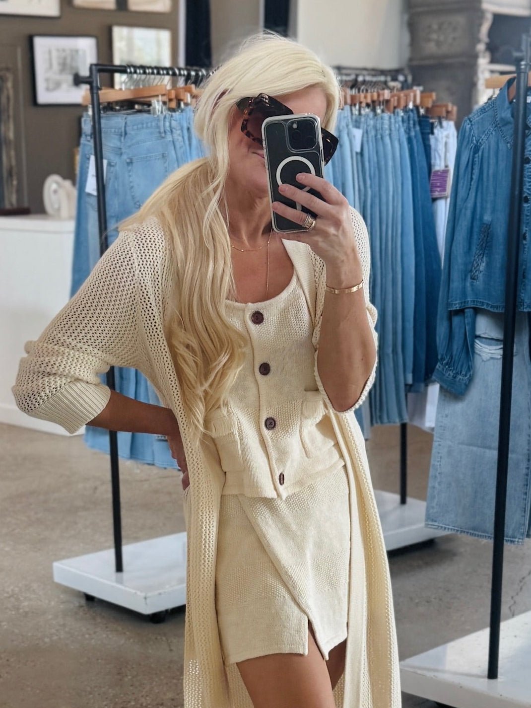 Driftwood Duster in Bianca Stripe - Amor Lafayette