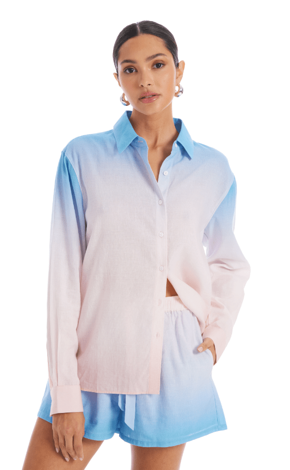 Dusk Ombré Nina Shirt - Amor Lafayette