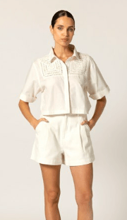 Ecru Archie Short - Amor Lafayette