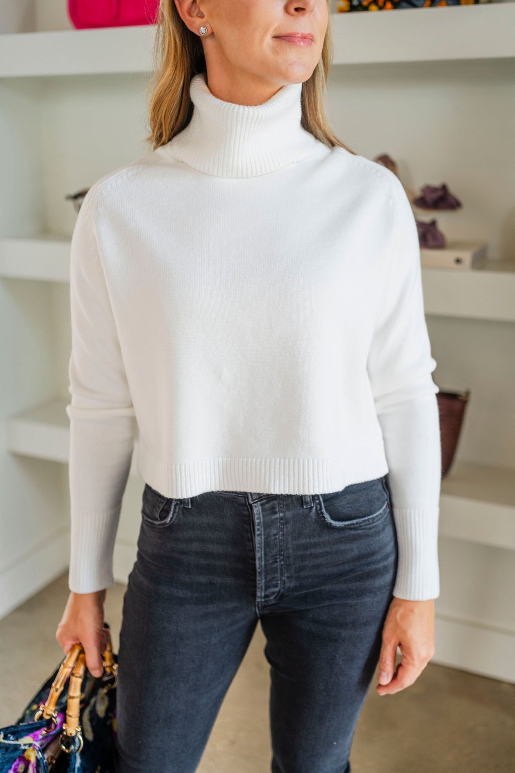 Ecru Pugliese Turtleneck Sweater - Amor Lafayette