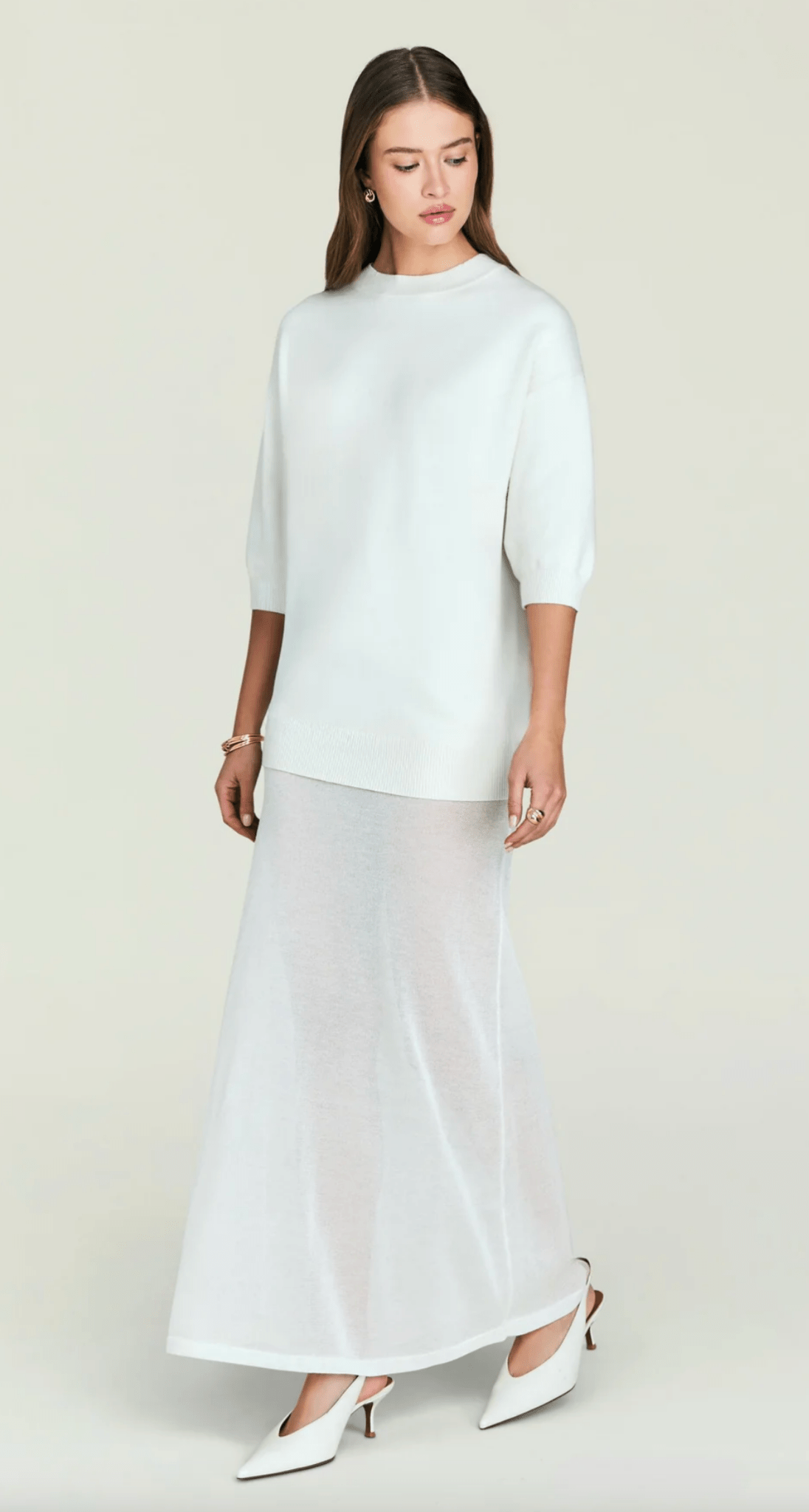 Eggshell Arwen Maxi Dress - Amor Lafayette