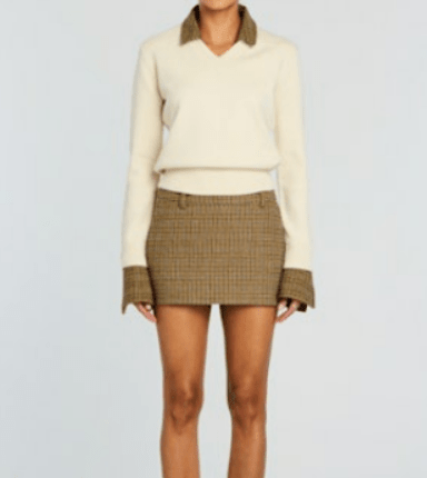 Eggshell Maia Knit Sweater - Amor Lafayette