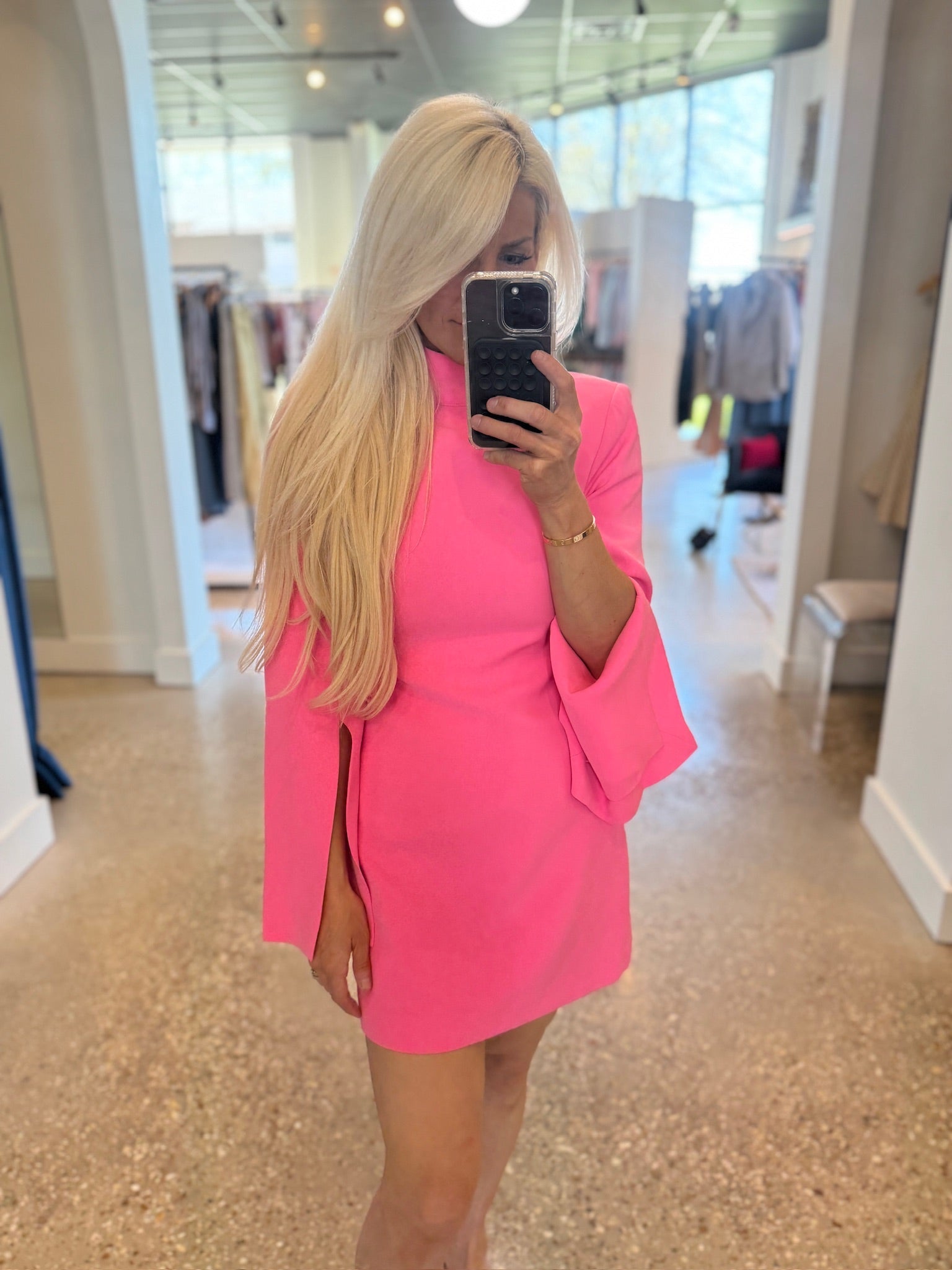 Electric Pink Randa Dress - Amor Lafayette