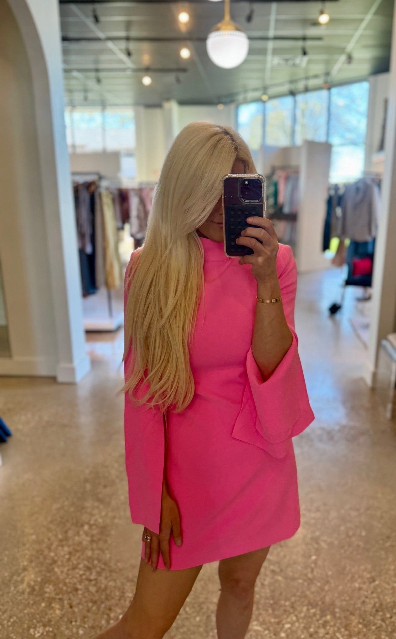Electric Pink Randa Dress - Amor Lafayette