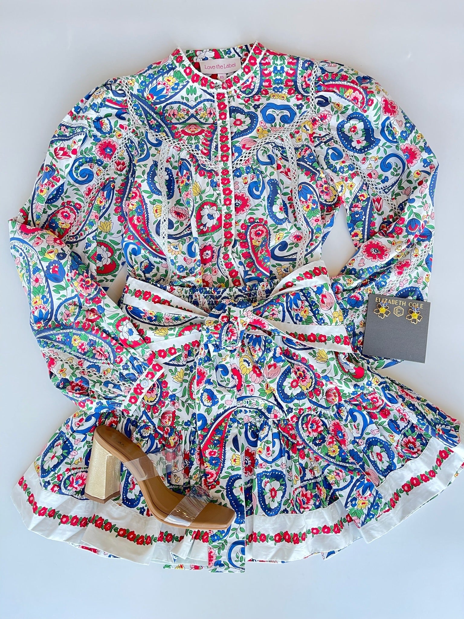 Elodie Paisley Print Skirt - Amor Lafayette