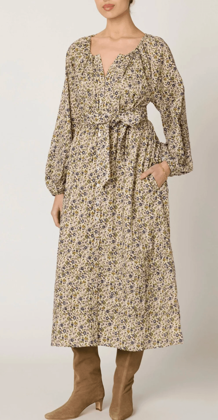 Eloisa Floral Melinda Midi Dress - Amor Lafayette