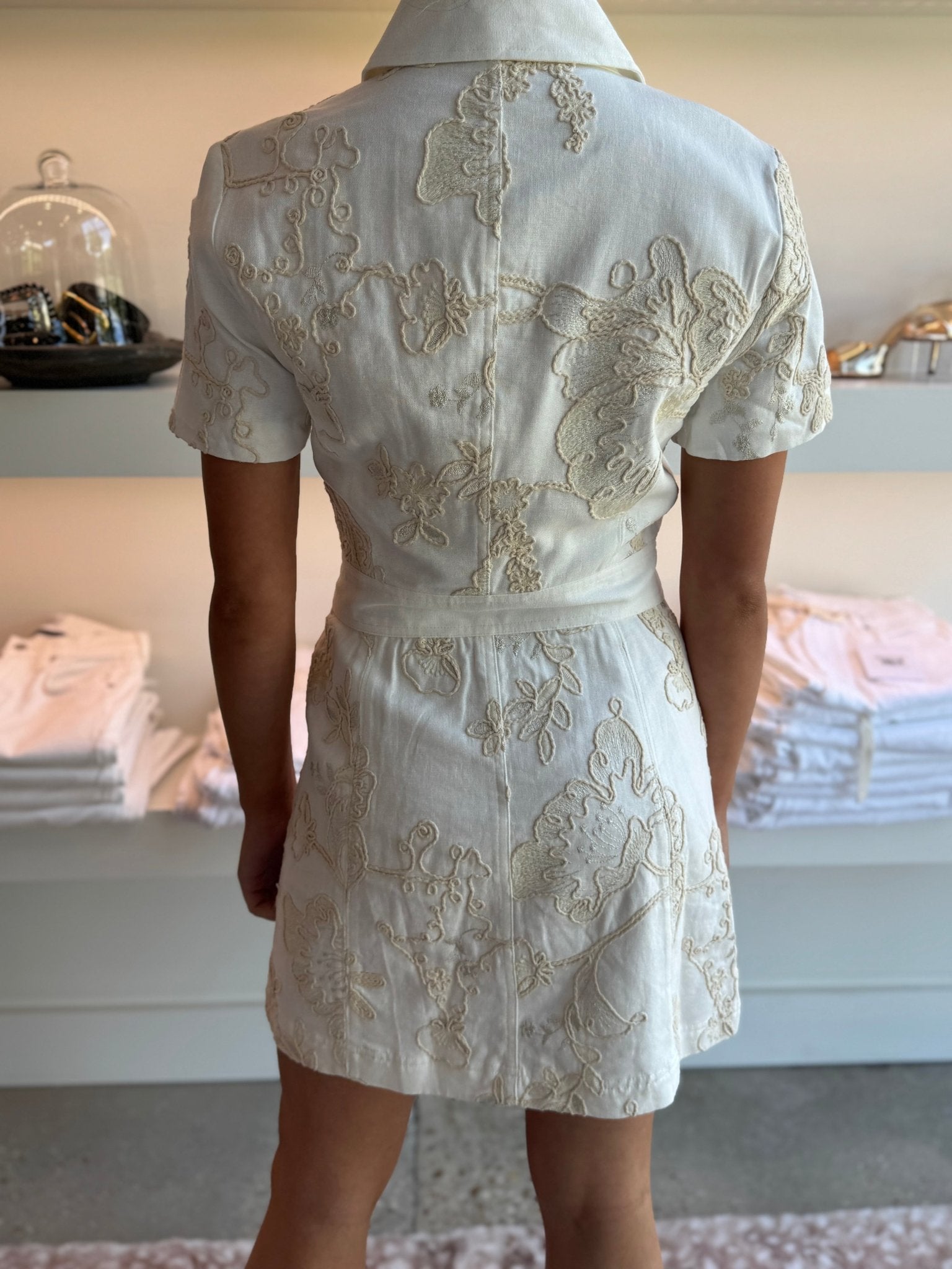 EMBROIDERED SHANNON DRESS - Amor Lafayette