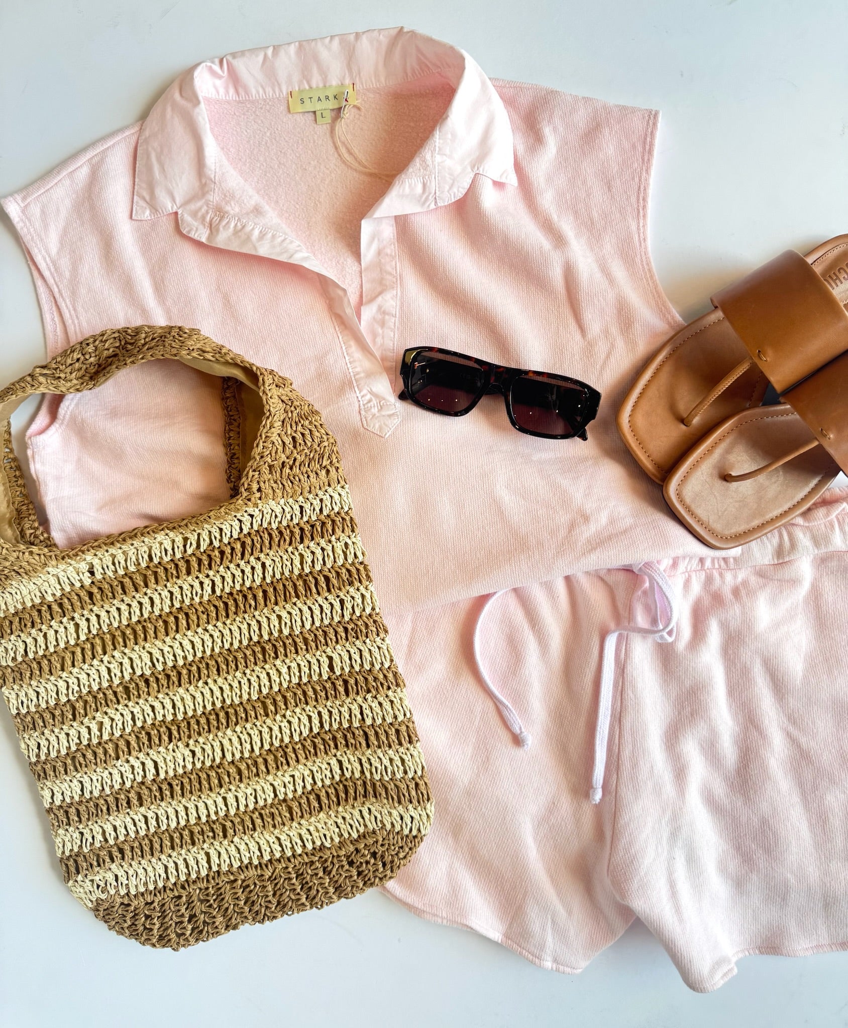 Erin Striped Weave Bag - Amor Lafayette