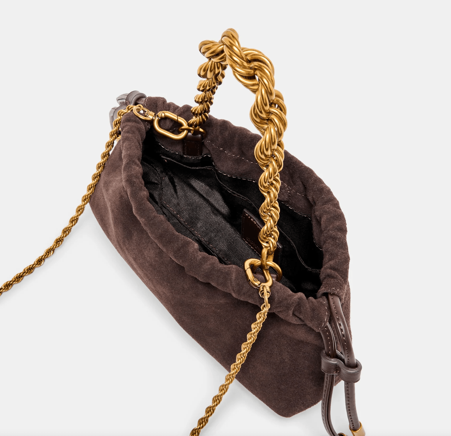 Espresso Leather Cleo Handbag - Amor Lafayette