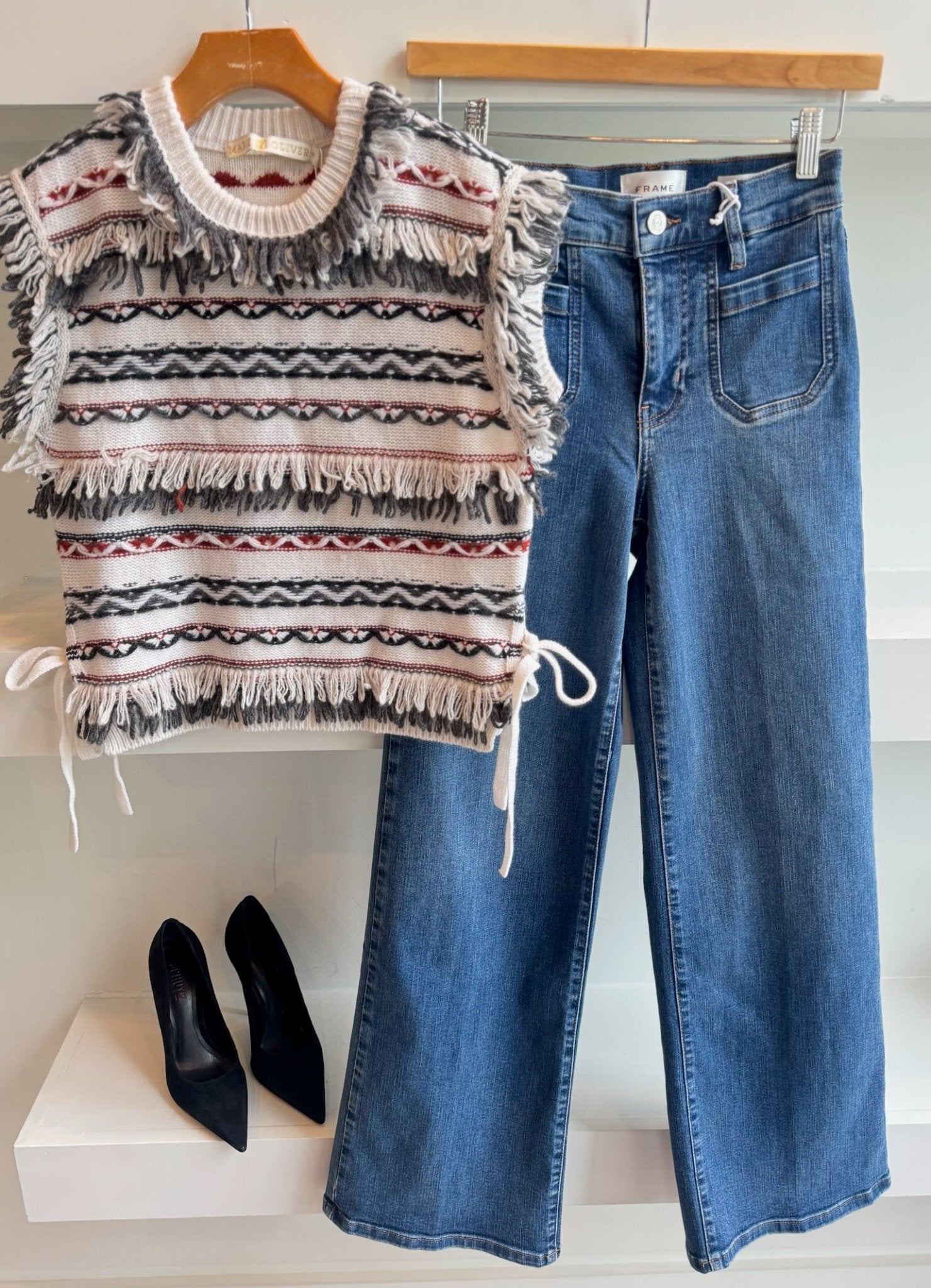 Esteem Le Slim Palazzo Modernist Pocket - Amor Lafayette