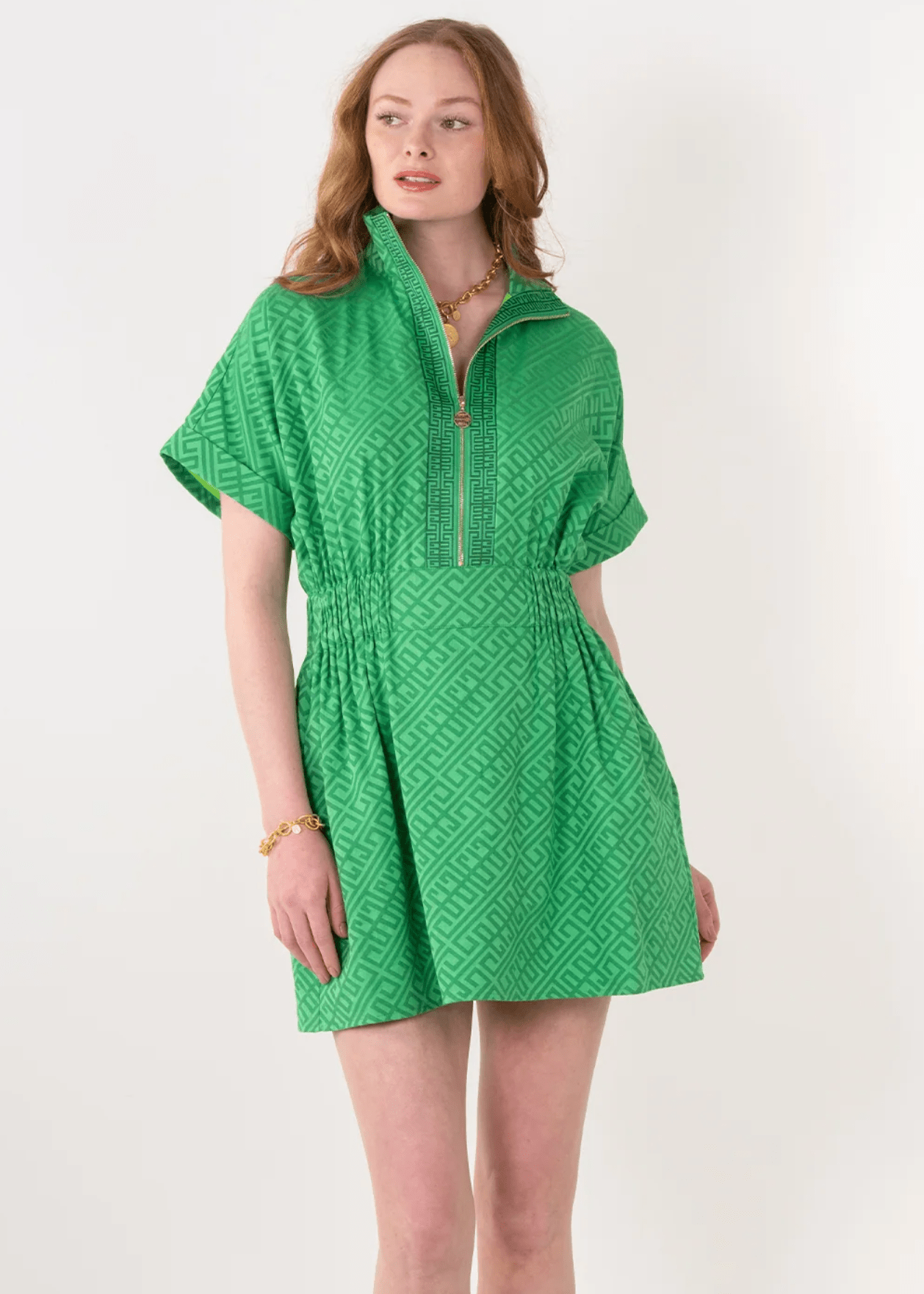 Fairway Green Pullover Dress - Amor Lafayette