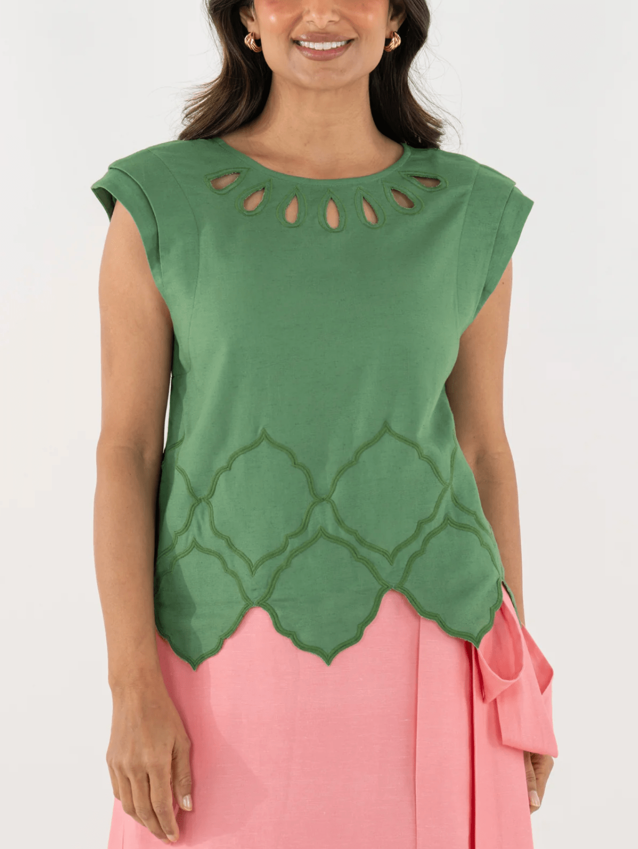 Fairway Linen Hatti Tank - Amor Lafayette