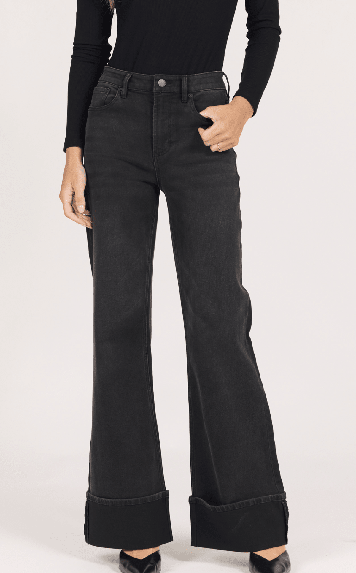 Fiona High Rise Cuffed Jean - Amor Lafayette