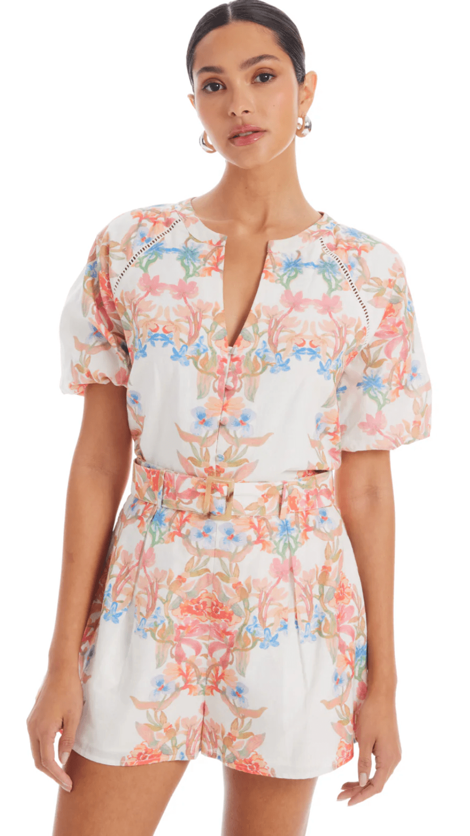 Floral Arches Josephine Top - Amor Lafayette