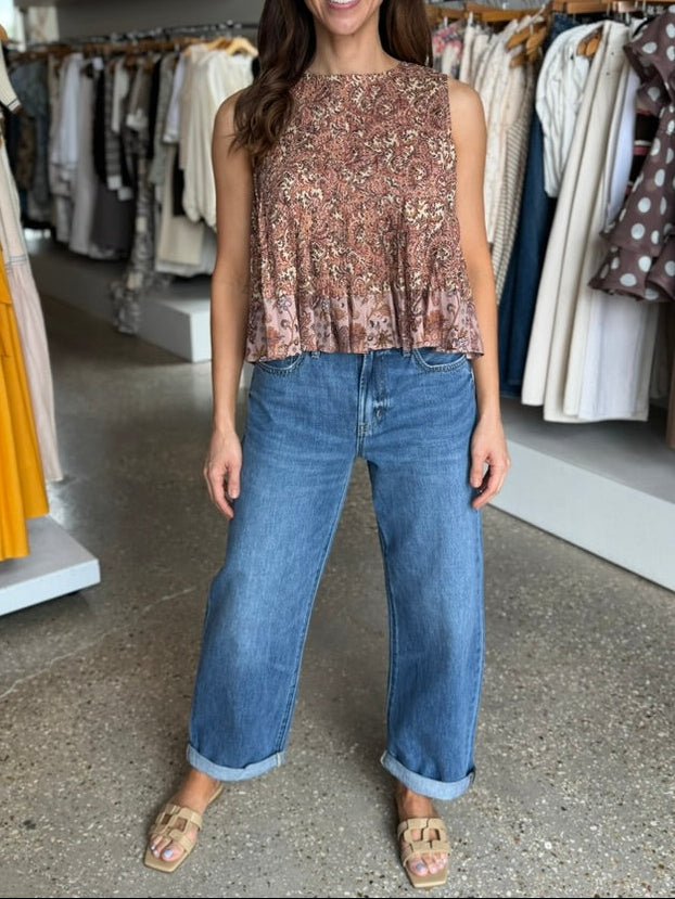 Floral Vine Lumi Top - Amor Lafayette