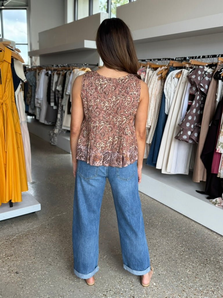 Floral Vine Lumi Top - Amor Lafayette