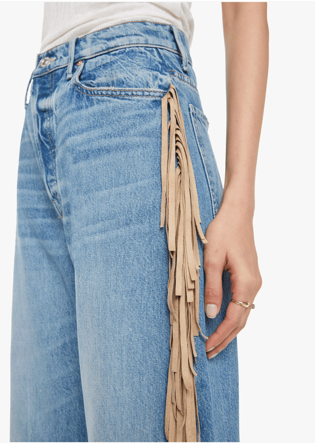 Folk Star Fringe Half - Pipe Button Sneak - Amor Lafayette