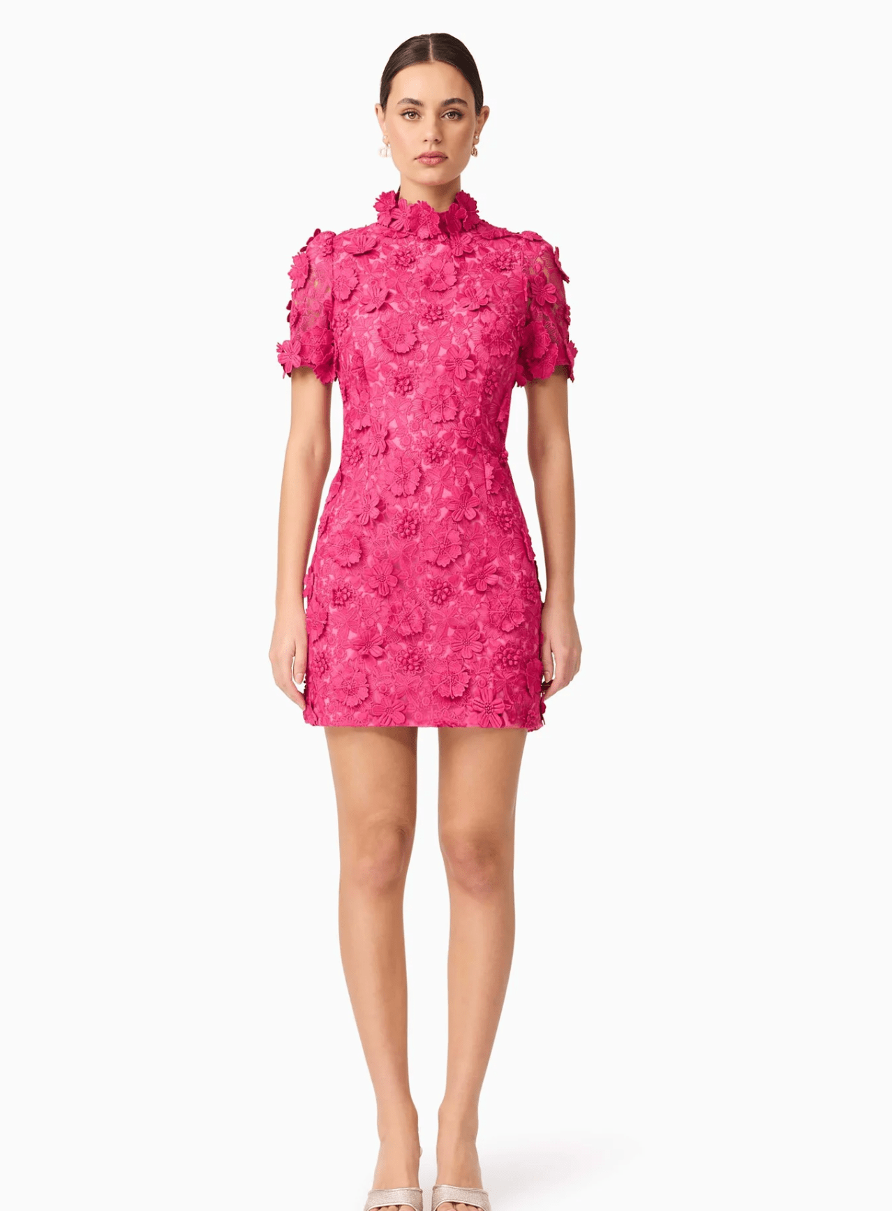 Fuchsia Claudia Mini Dress - Amor Lafayette