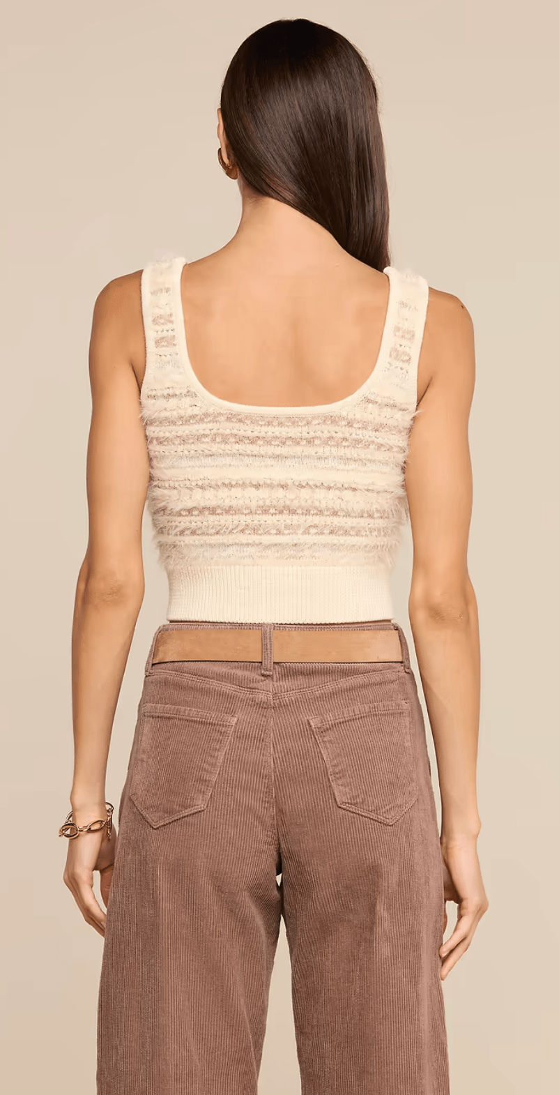 GALENE MIXED STITCH TANK - Amor Lafayette