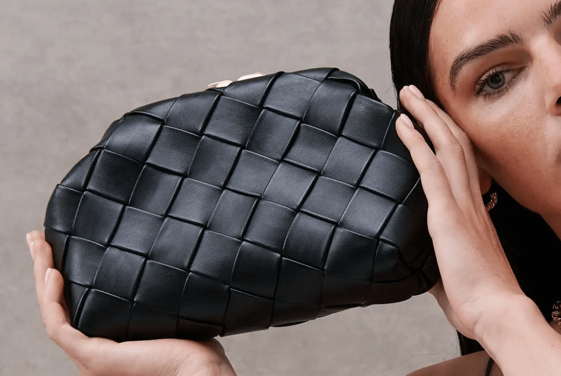 Gianna Woven Clutch Bag - Amor Lafayette