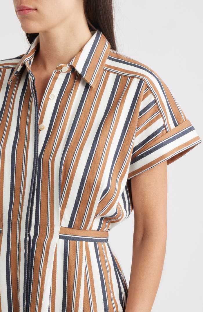 Giatta Stripe Sable Mini Dress - Amor Lafayette