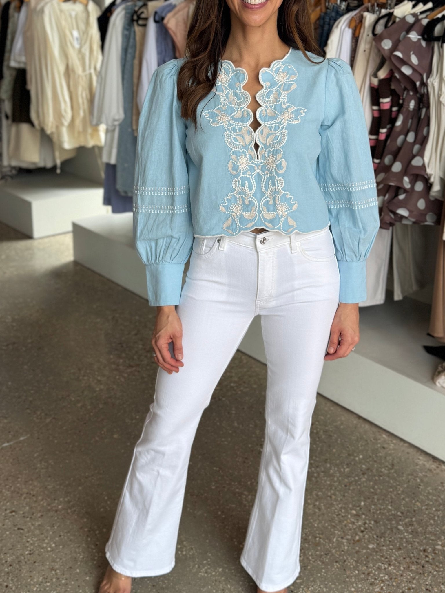Glacier Lake Manon Blouse - Amor Lafayette