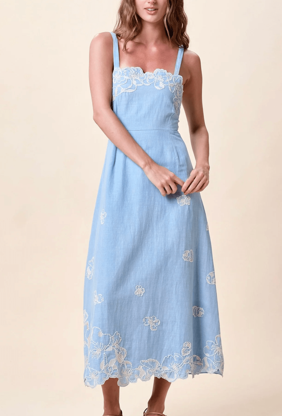 Glacier Lake Marceline Midi Dress - Amor Lafayette