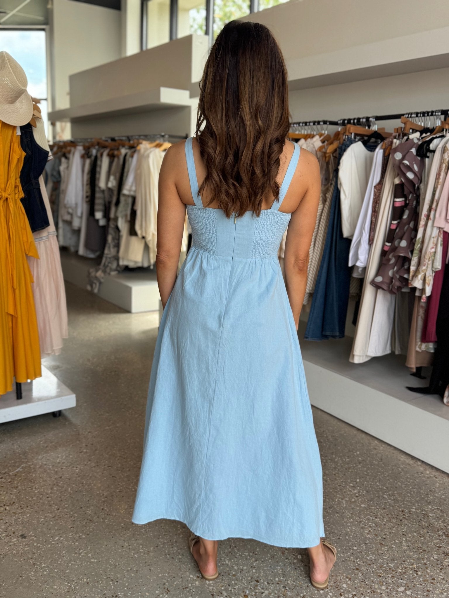 Glacier Lake Marceline Midi Dress - Amor Lafayette
