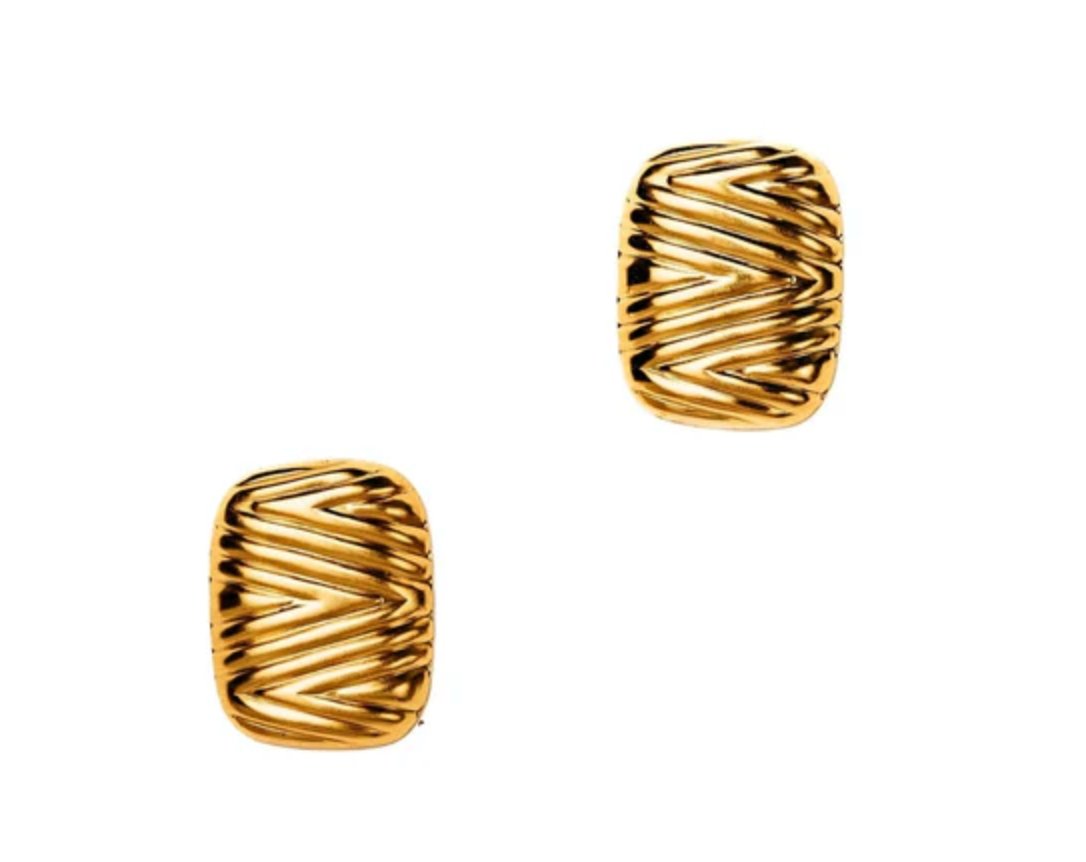 Gold Almera Earrings - Amor Lafayette