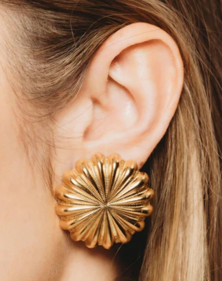 Gold Amira Earrings - Amor Lafayette