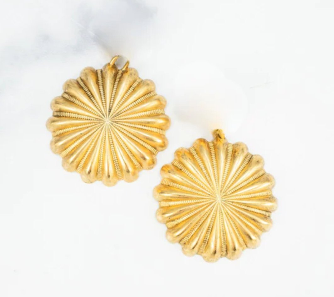 Gold Amira Earrings - Amor Lafayette