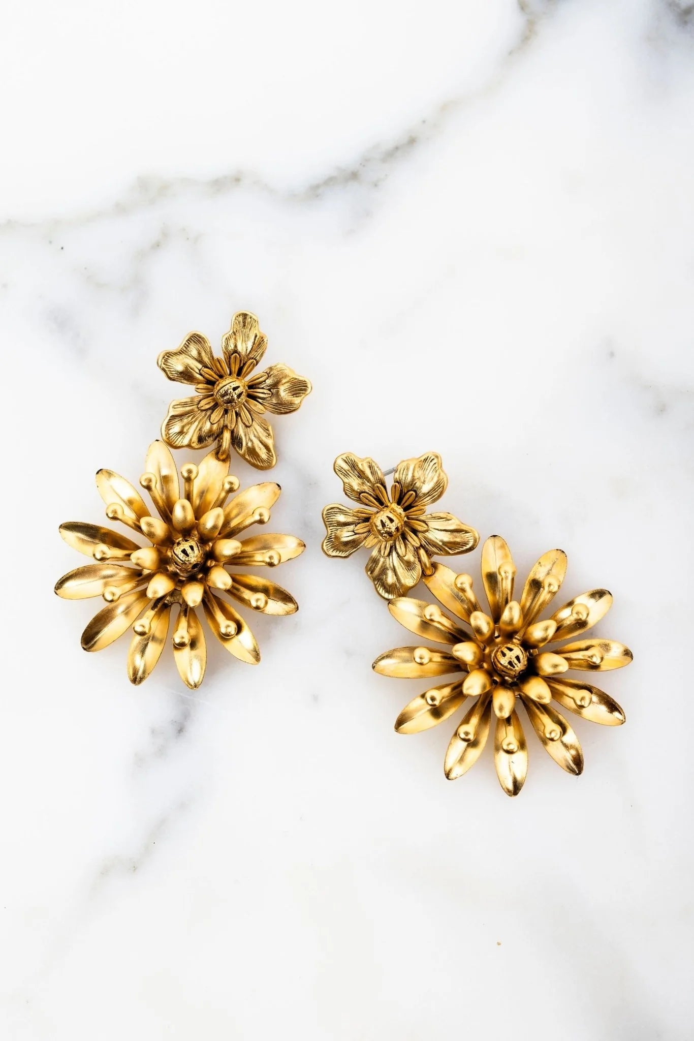 Gold Aubriella Earrings - Amor Lafayette