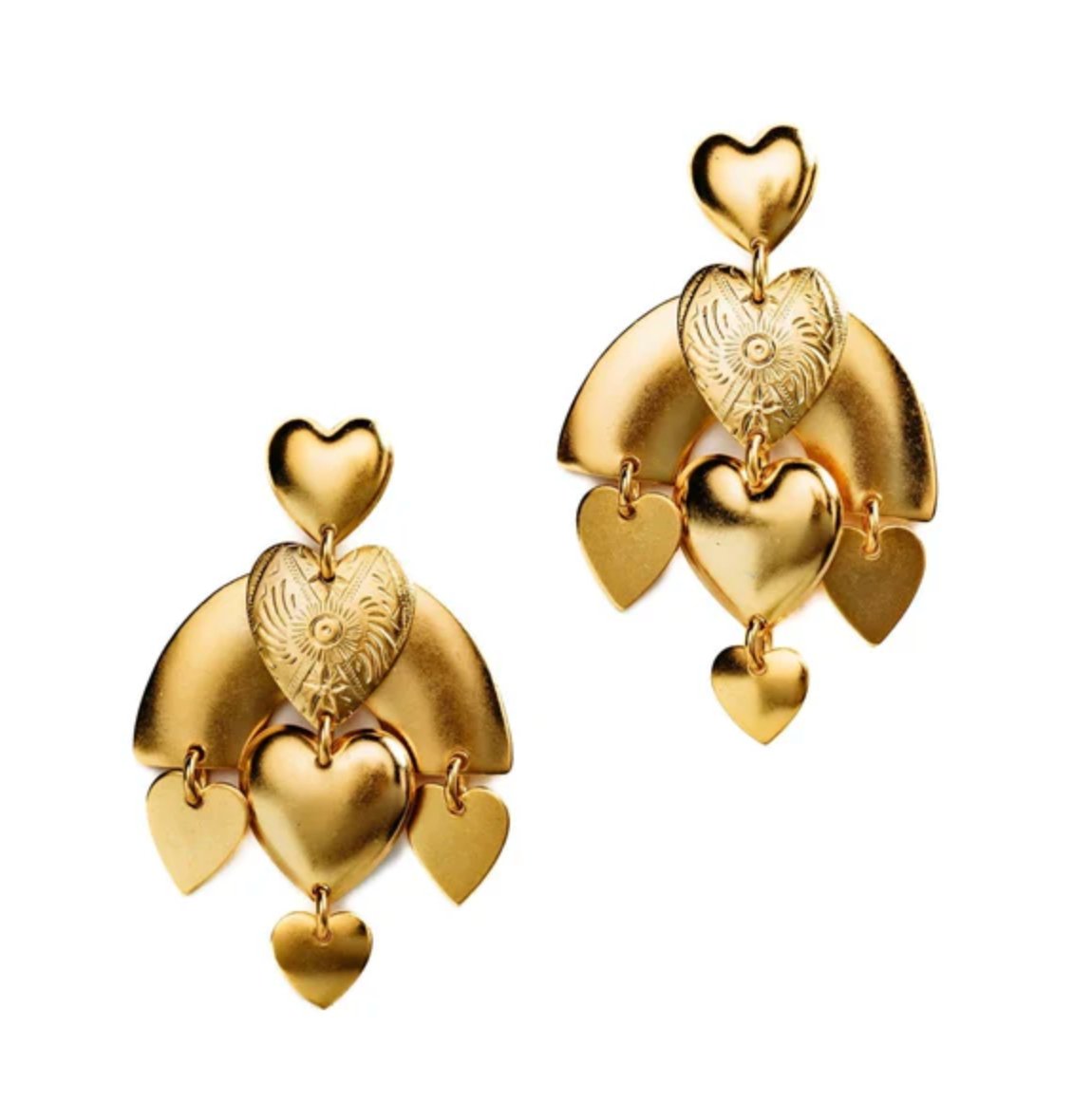 Gold Cara Earrings - Amor Lafayette