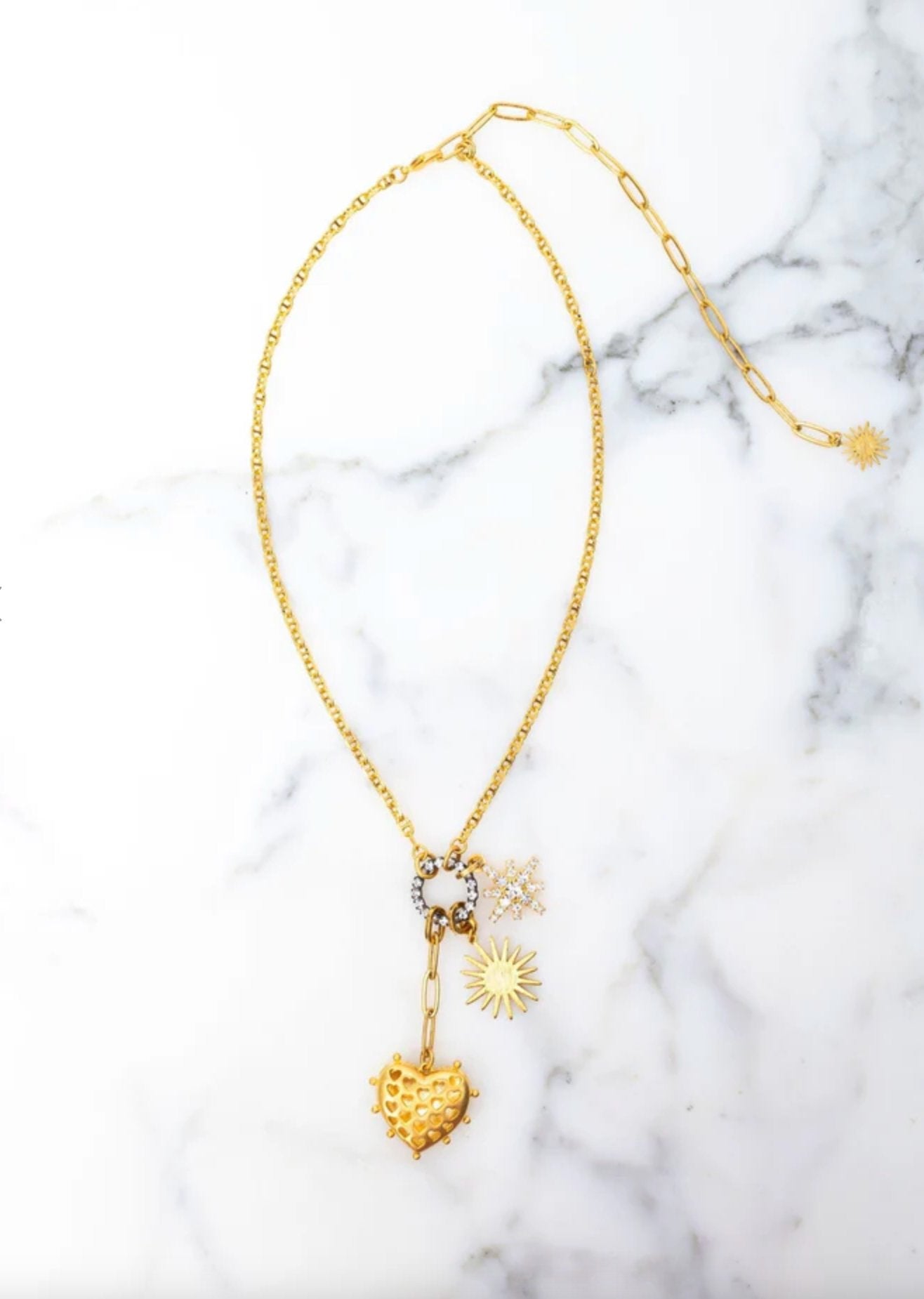 Gold Cerelia Necklace - Amor Lafayette