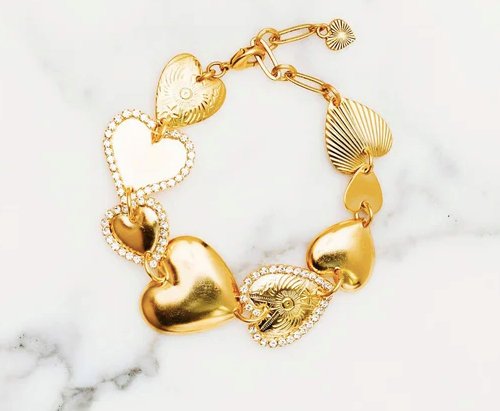 Gold Cyra Bracelet - Amor Lafayette